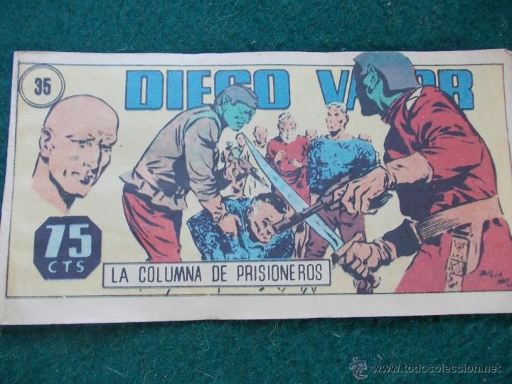 Tebeos: Diego valor n&ordm; 35 original - Foto 1