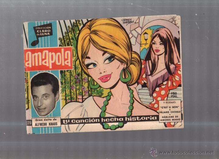 Tebeos: COLECCION CLARO DE LUNA. N&ordm; 119. AMAPOLA - Foto 1