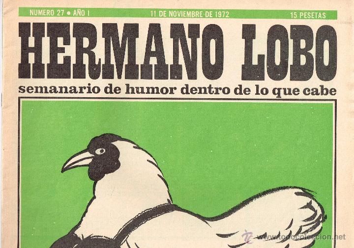 Tebeos: Hermano Lobo,semanario de humor,27 - Foto 1