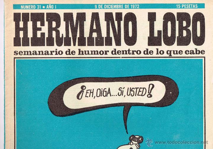 Tebeos: Hermano Lobo,semanario de humor, 31 - Foto 1