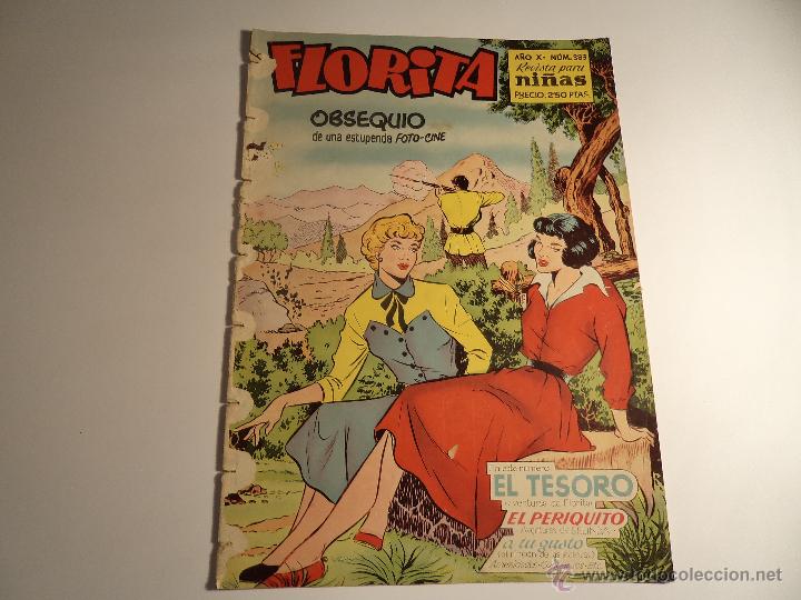 Tebeos: florita. n&ordm; 383. cliper. de encuadernacion. (a-37)