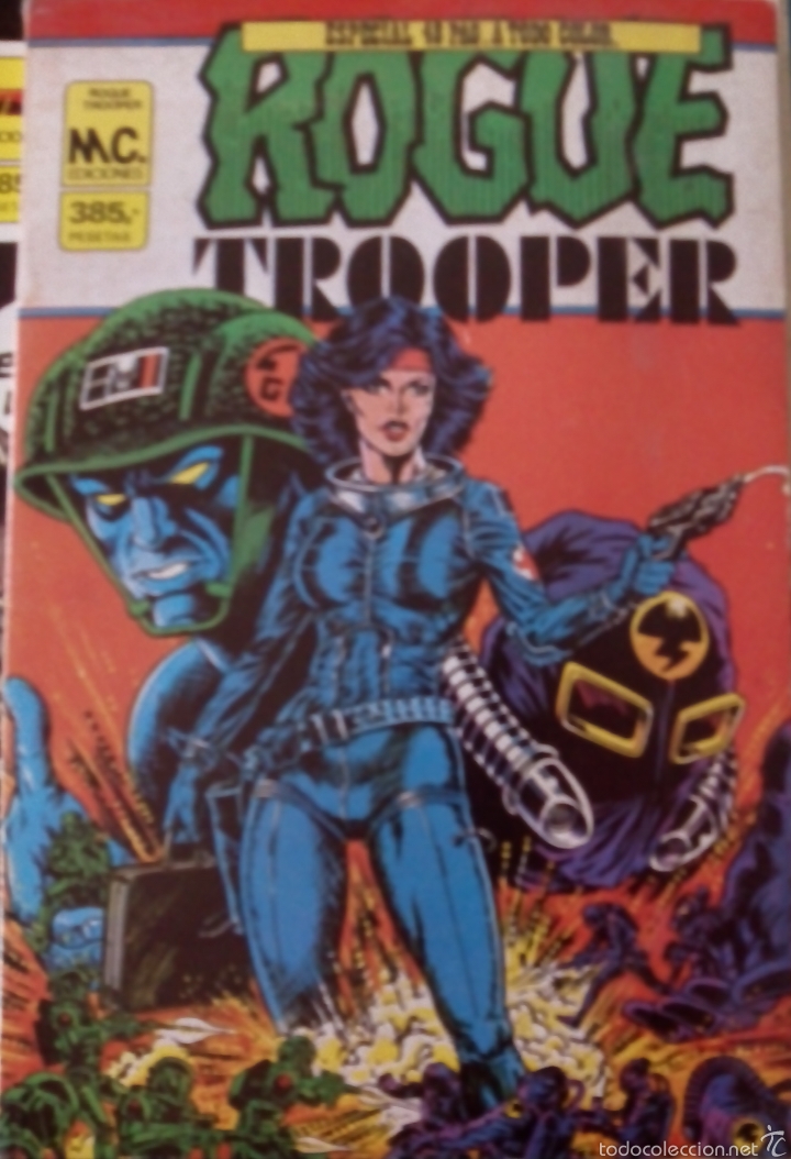 Tebeos: ROGUE TROOPER.RETAPADO MC EDICIONES CON N&deg;S 5,6,7,8.A&Ntilde;O 1986. - Foto 1