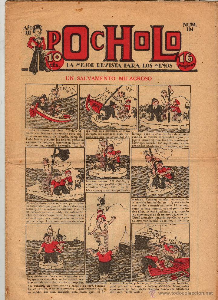 Tebeos: POCHOLO N&ordm; 104 A&Ntilde;O III - Foto 1