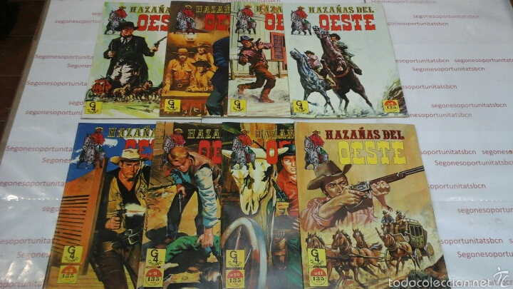 Tebeos: LOTE - HAZA&Ntilde;AS DEL OESTE - 8 TOMOS - ED. G4 - Foto 1