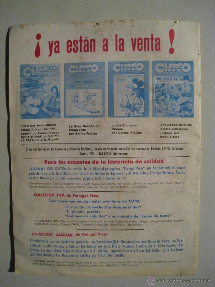 Tebeos: CHITO EXTRAORDINARIO - CISCO KID - EL CHICO DE LA ARMONICA. - Foto 4