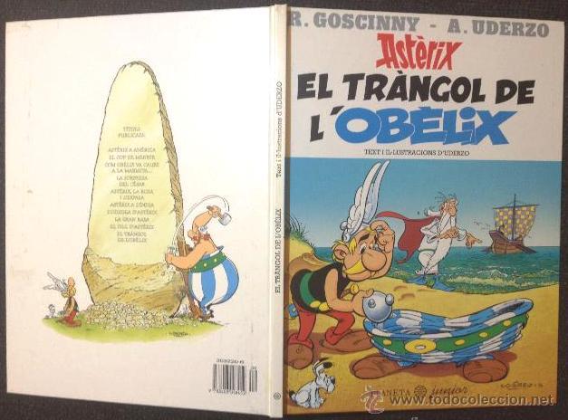 Tebeos: Asterix en catalan El tragol de l obelix El mal trago de Obelix - Foto 1