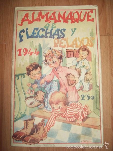 Tebeos: FLECHAS Y PELAYOS : ALMANAQUE 1944 - Foto 1