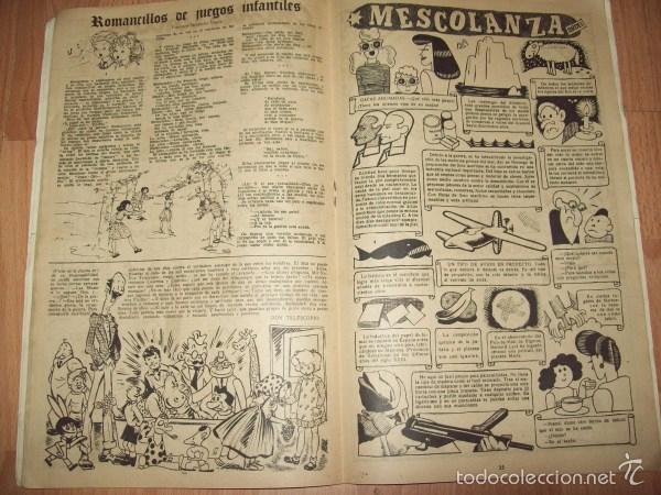 Tebeos: FLECHAS Y PELAYOS : ALMANAQUE 1944 - Foto 4