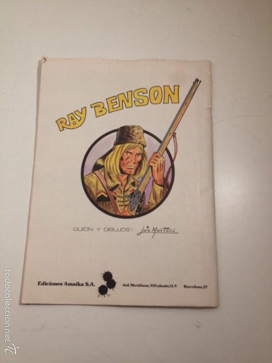 Tebeos: RAY BENSON N&ordm; 3. AMAIKA 1983. LUIS MONTA&Ntilde;A. - Foto 3