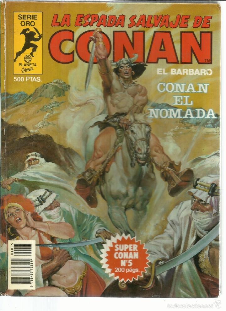 Tebeos: LA ESPASA SALVAJE DE CONAN. PLANETA. MADRID. 1982 - Foto 1