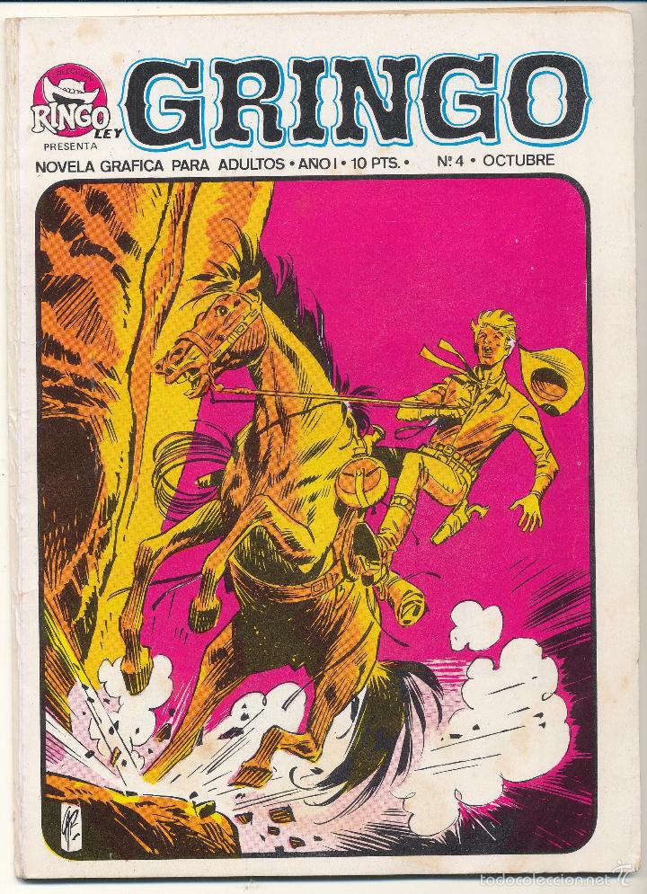 Tebeos: Gringo n&ordm; 4.  (21x15,5)  48 p&aacute;ginas. - Foto 1