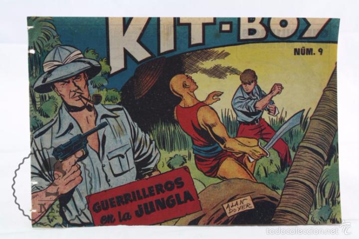 Livros de Banda Desenhada: Cómic Kit Boy - Nº 9. Guerrilleros en la Jungla - Ed. Soriano, Años 50 - Medidas 23,5 x 15,5 cm