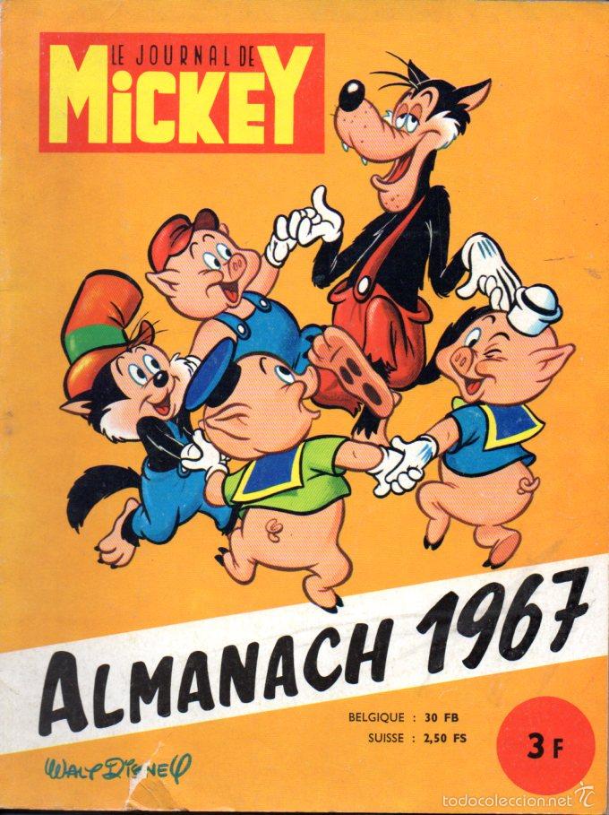 Tebeos: ALMANACH 1967 LE JOURNAL DE MICKEY - Foto 1