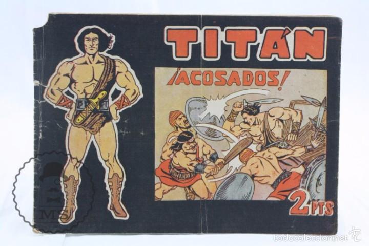 Tebeos: C&oacute;mic Tit&aacute;n - N&ordm; 7. &iexcl;Acosados! - Ed. Acr&oacute;polis, A&ntilde;o 1961 - Foto 1