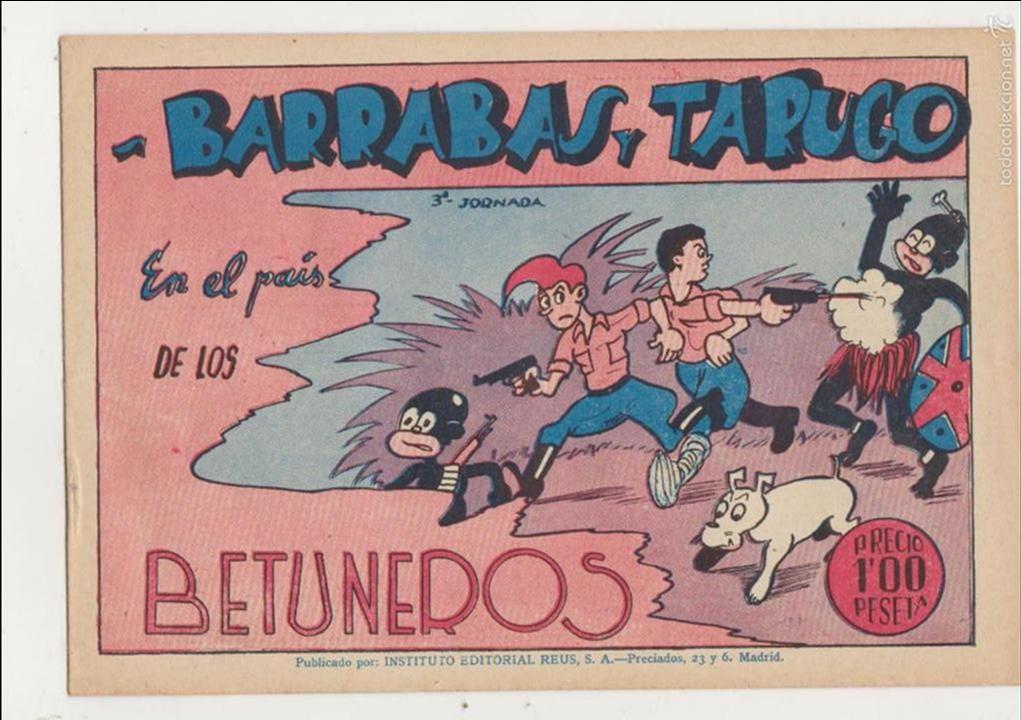 Tebeos: Barrabas y Tarugo n&ordm;  3. Reus  a&ntilde;os 40. - Foto 1