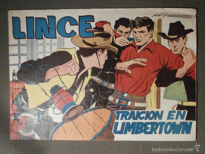 Tebeos: COMIC - LINCE N&ordm; 15 - TRAICI&Oacute;N EN UMBERTOWN - EDICIONES GEMEX - A&Ntilde;O 1958 - Foto 1