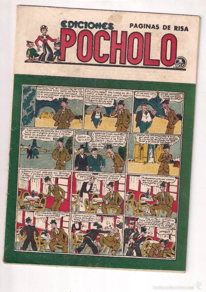 Tebeos: POCHOLO, PAGINAS DE RISA, 1 PTA, SIN N&Uacute;MERO - Foto 1