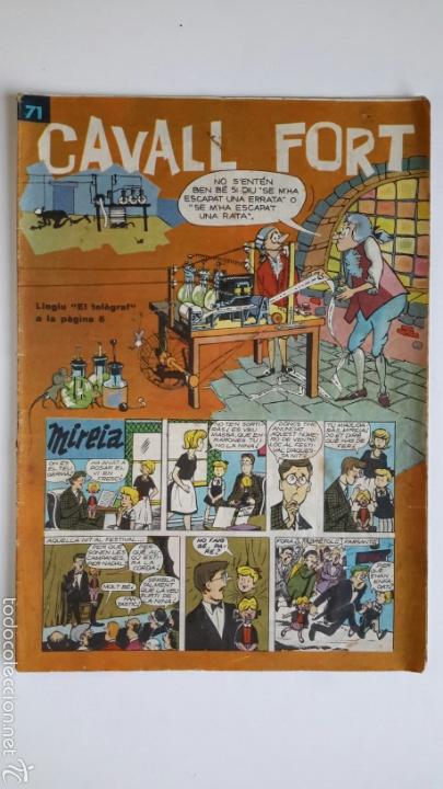Tebeos: Cavall Fort. Num 71. Juliol 1966. Publi Chicle Dunkin. Cola-Cao. Faristol. Madorell.