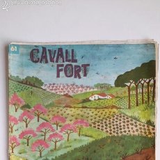 Tebeos: CAVALL FORT. NUM 61. FEBRER 1966. MADORELL. TEXT VICTOR CATALÀ. TACQ. . Lote 61420382