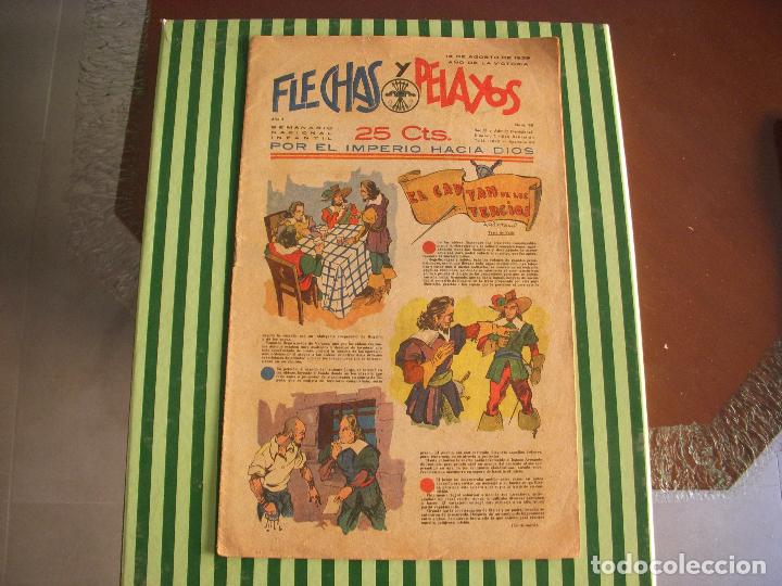 Tebeos: FLECHAS Y PELAYOS N&ordm; 195, 25 CTS - Foto 1