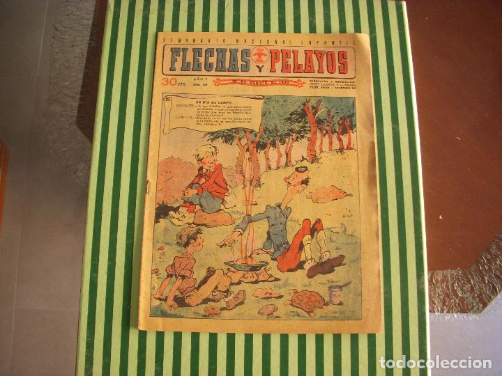 Tebeos: FLECHAS Y PELAYOS N&ordm; 195, 30 CTS - Foto 1