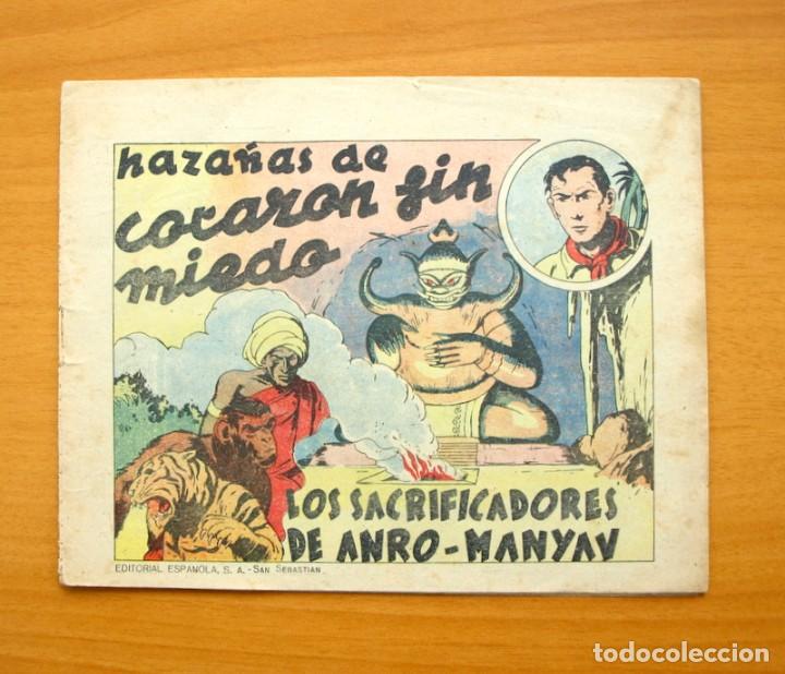 Tebeos: Haza&ntilde;as de coraz&oacute;n sin miedo - Los sacrificadores de Anro-Manyav - Editorial Espa&ntilde;ola 1939