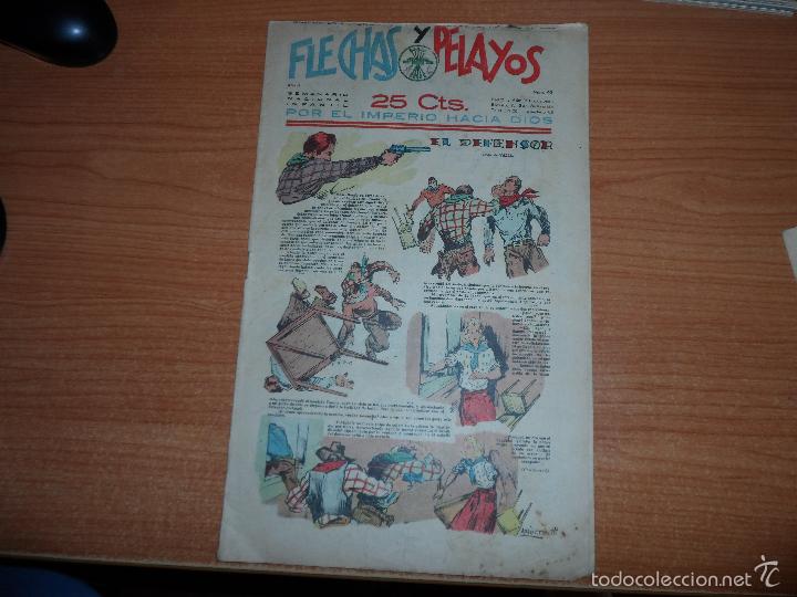 Tebeos: FLECHAS Y PELAYOS N&ordm; 42 ORIGINAL 1939 - Foto 1