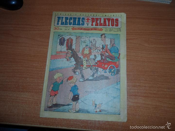 Tebeos: FLECHAS Y PELAYOS N&ordm; 192  ORIGINAL 1942 - Foto 1