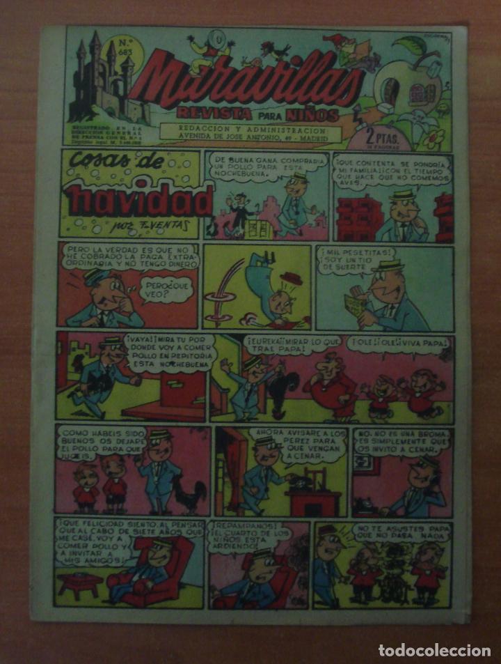Tebeos: MARAVILLAS. N&ordm; 683. A&ntilde;o 1958. - Foto 1