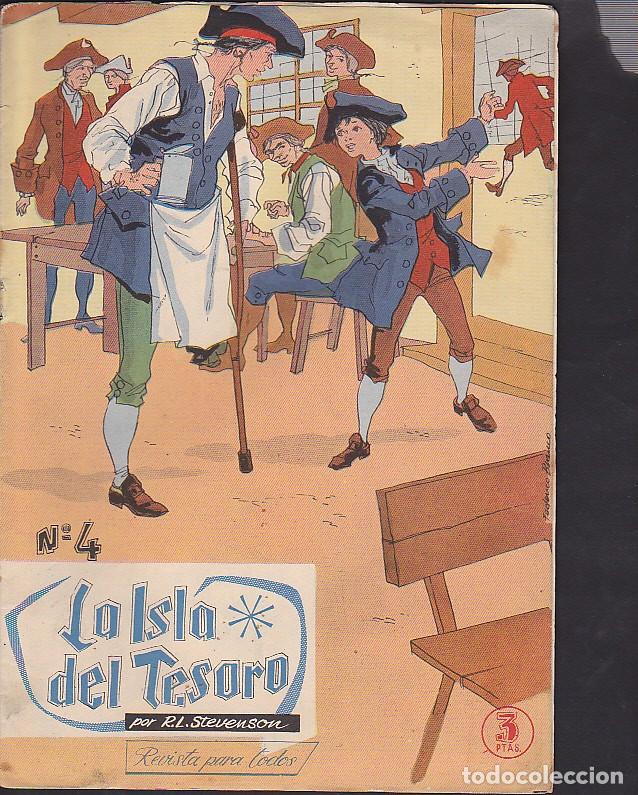 Tebeos: COMIC COLECCION LA ISLA DEL TESORO N&ordm; 4 EDITORIAL CID - Foto 1