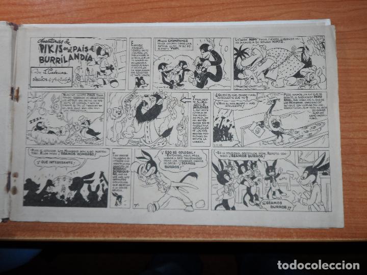 Tebeos: AVENTURAS DE PIKIS EN EL PAIS DE BURRILANDIA - EDICIONES AUGUSTA 1945 CON RECORTABLES TAPA DURA - Foto 4 - 63669787