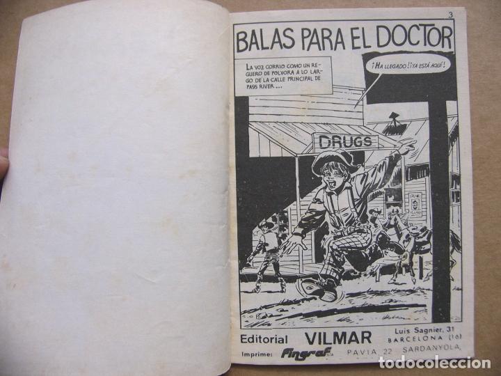 Tebeos: Comic del Oeste coleccion SHERIFF Sin numerar - Balas para el doctor - Editorial Vilmar - Foto 2