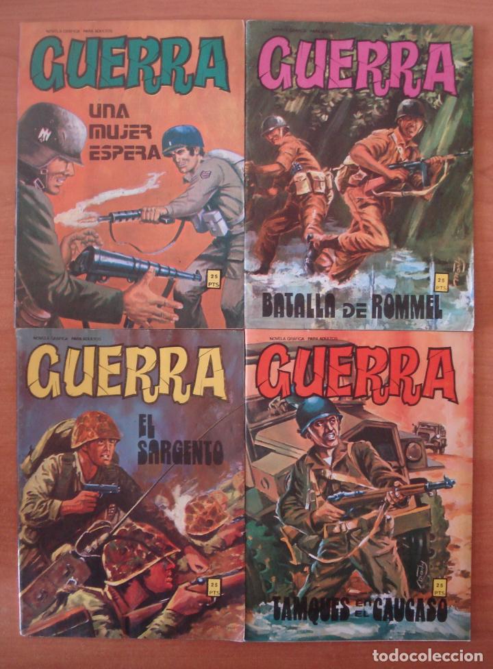 Tebeos: Lote de 4 comics GUERRA. Editorial Vilmar. A&ntilde;o 1978. - Foto 1