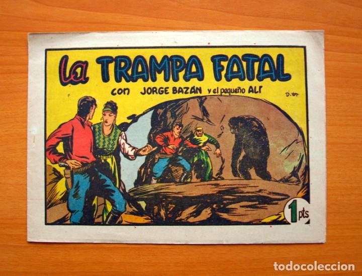 Tebeos: Jorge Baz&aacute;n y el peque&ntilde;o Ali, n&ordm; 3 La trampa fatal - Ediciones Realce 1948