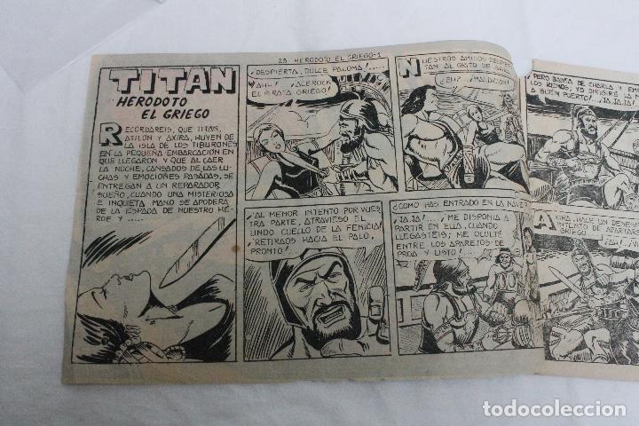 Tebeos: COMIC TITAN N&ordm; 23 1961, EDICIONES ACROPOLIS, SEVILLA, ORIGINAL - Foto 2