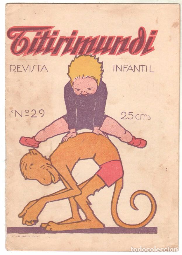 Tebeos: TITIRIMUNDI ORIGINAL N&ordm; 29 - 30 DE MAYO DE 1925 - - Foto 1
