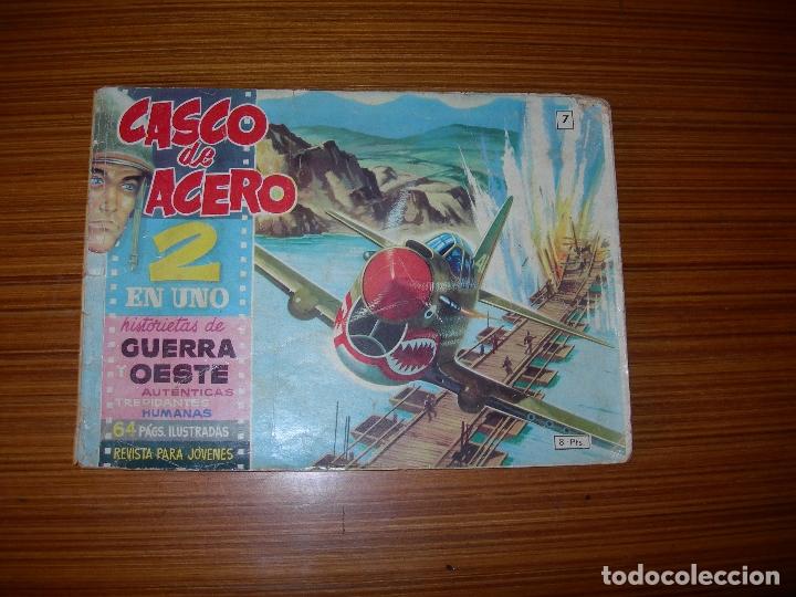 Tebeos: CASCO DE ACERO   N&ordm; 7   EDITA MANHATTAN - Foto 1