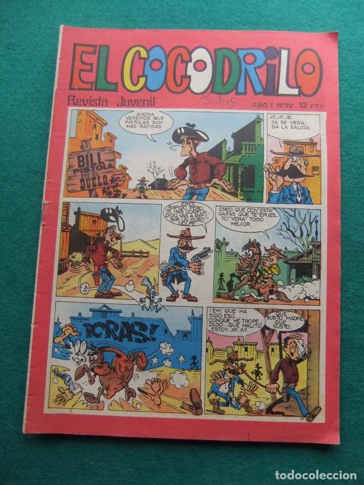 Tebeos: EL COCODRILO A&Ntilde;O 1 NUMERO 4 EDITORIAL VILMAR - Foto 1