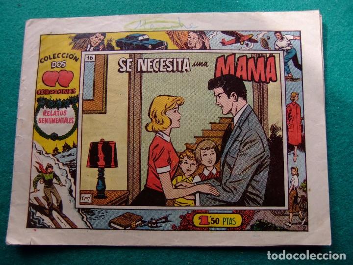 Tebeos: DOS CORAZONES N&ordm; 16 EDITORIAL INDEDI - Foto 1