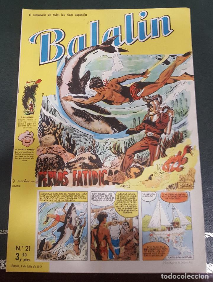 Tebeos: Balal&iacute;n n&ordm; 21. 4 de JUlio de 1957, - Foto 1