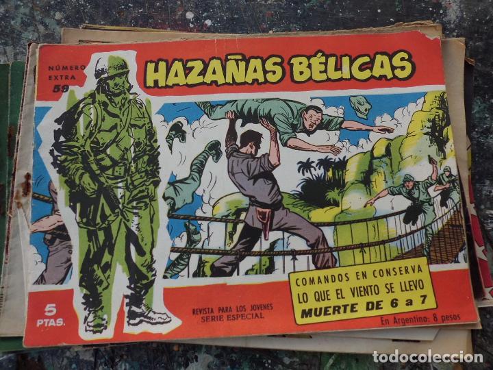 Tebeos: Tebeo c&oacute;mic Haza&ntilde;as b&eacute;licas n&ordm;58 Ed. toray CO-404 - Foto 1