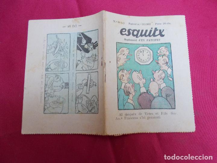 Tebeos: ESQUITX. N&ordm; 56 C. SUPLEMENT DEN PATUFET. BAGU&Ntilde;A Y CORNET . EN CATAL&Aacute;. - Foto 1