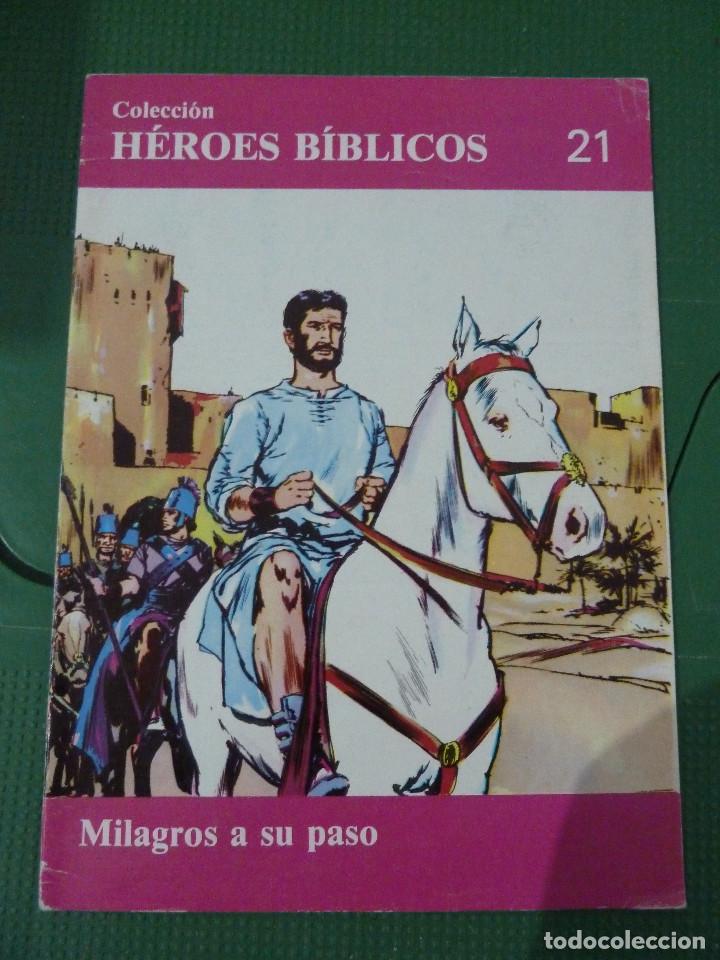 Tebeos: LOTE DE 20 NUMEROS DE LA COLECCION HEROES BIBLICOS - Foto 6