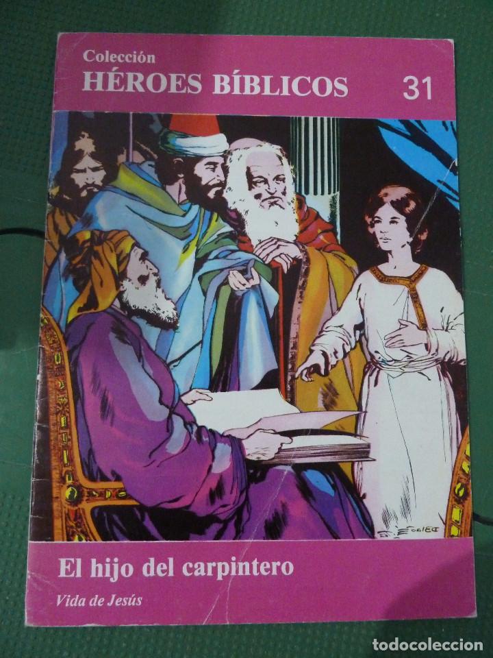 Tebeos: LOTE DE 20 NUMEROS DE LA COLECCION HEROES BIBLICOS - Foto 13