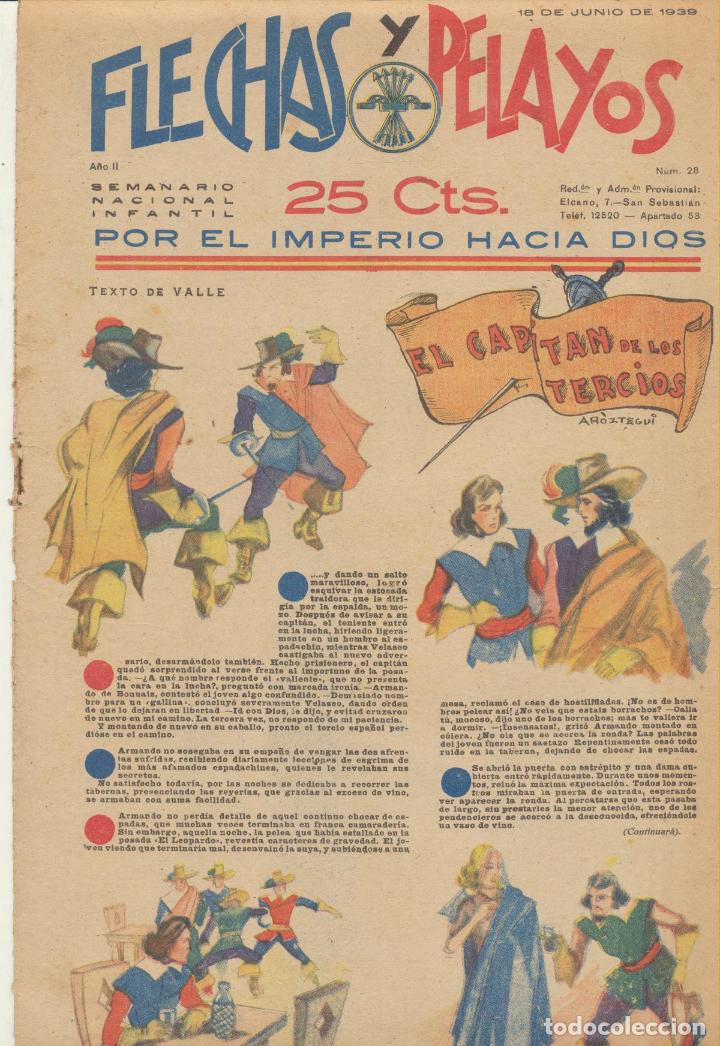Tebeos: Flechas y Pelayos n&ordm;  28. Fe y Jons  1938. - Foto 1