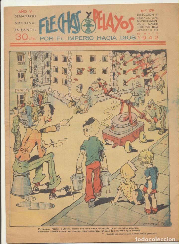 Tebeos: Flechas y Pelayos n&ordm;  179. Fe y Jons  1938. - Foto 1