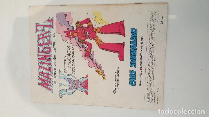 Tebeos: MAZINGER Z - N&ordm; 4  1978 GOFER FILMS - Foto 2