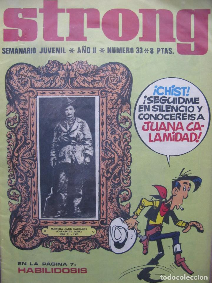 Tebeos: STRONG. SEMANARIO JUVENIL * A&Ntilde;O II * N&Uacute;MERO 33 - Foto 1