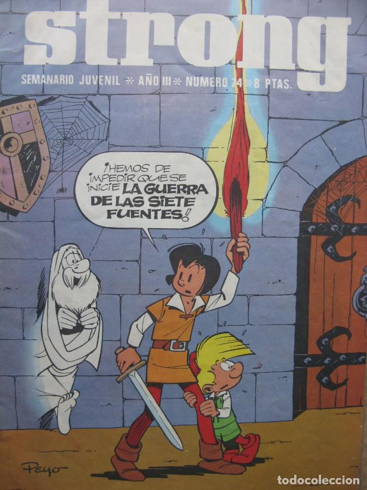 Tebeos: STRONG. SEMANARIO JUVENIL * A&Ntilde;O III * N&Uacute;MERO 74 - Foto 1