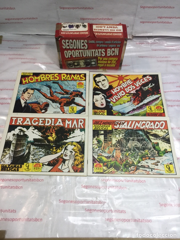 Tebeos: Lote- haza&ntilde;as belicas - ediciones G4 - Foto 1